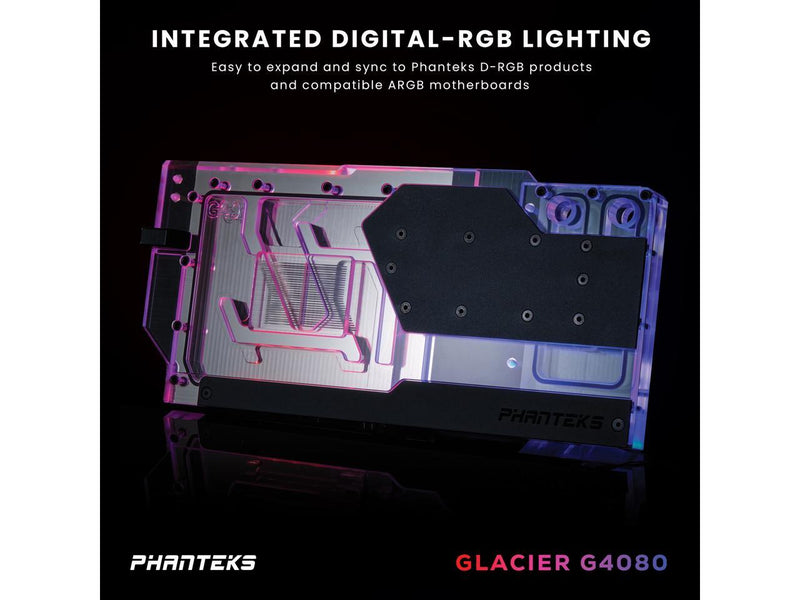 Phanteks Glacier G4080 ASUS GPU Block for ASUS ROG STRIX / TUF gaming RTX 4080,