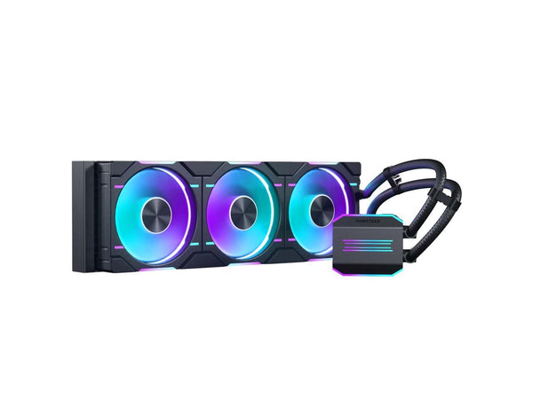 Phanteks Glacier One 360D30 Premium D-RGB AIO Liquid CPU Cooler, DRGB Pump Cap