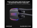 Phanteks Glacier One 360D30 Premium D-RGB AIO Liquid CPU Cooler, DRGB Pump Cap