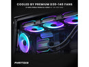 Phanteks Glacier One 420D30 Premium D/A-RGB AIO Liquid CPU Cooler, D/A-RGB Pump