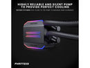 Phanteks Glacier One 420D30 Premium D/A-RGB AIO Liquid CPU Cooler, D/A-RGB Pump