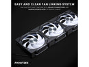 Phanteks Glacier One 360D30 X2 AIO Liquid CPU Cooler, Evolv X2-Design AIO Cap