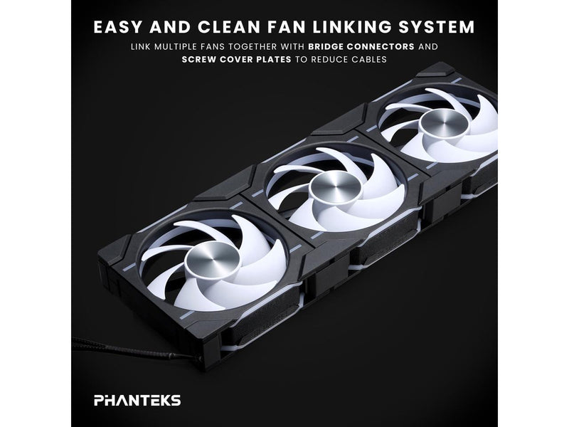 Phanteks Glacier One 360D30 X2 AIO Liquid CPU Cooler, Evolv X2-Design AIO Cap