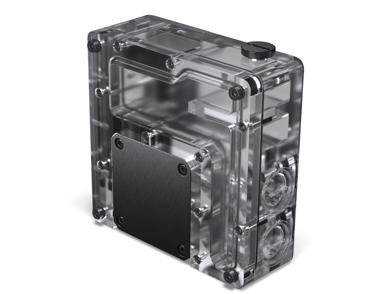 Phanteks Glacier EZ-Fit 120RES-DDC Body, Compact Reservoir for DDC Pump,