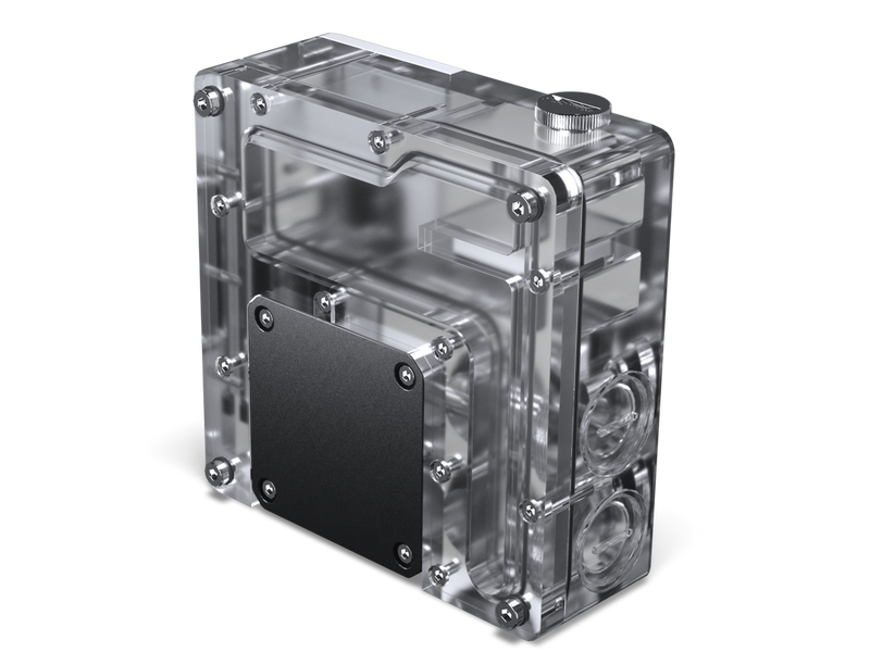 Phanteks Glacier EZ-Fit 120RES-DDC Body, Compact Reservoir for DDC Pump,