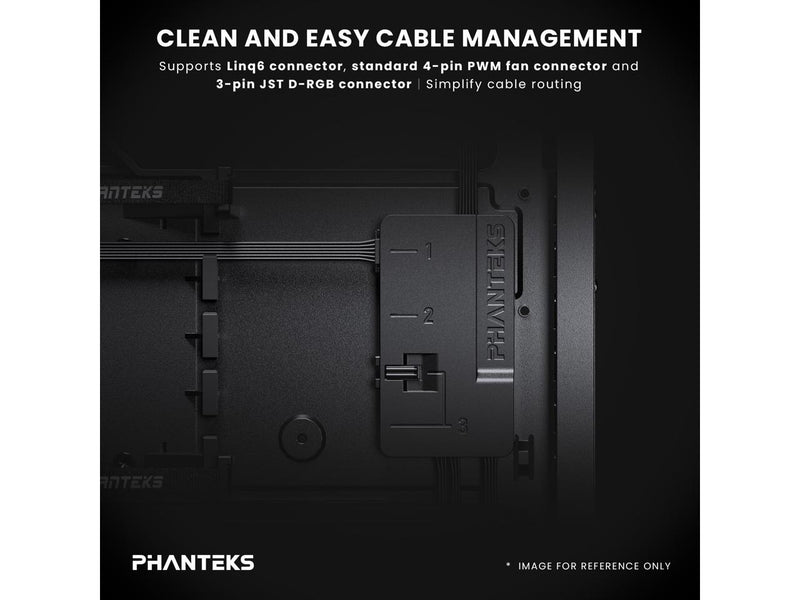 Phanteks Nexlinq Hub V2, Fan & Lighting control Windows App, Multiple channel