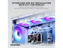 Phanteks Glacier One 360M25-LCD AIO Liquid CPU Cooler, 6" IPS LCD HD Display,
