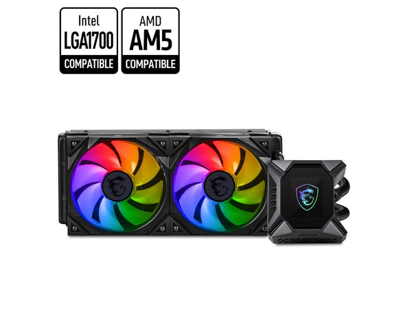 MSI MPG Series CORELIQUID K240, RGB CPU Liquid Cooler (AIO): Customizable