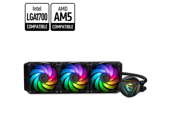 MSI MAG Core Liquid 360R V2 - AIO RGB CPU Liquid Cooler - Rotating Cap