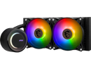 MSI MAG CoreLiquid E240 Black - AIO ARGB CPU Liquid Cooler - Rotating Cap Design