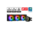 MSI MAG CoreLiquid E360 Black - AIO ARGB CPU Liquid Cooler - Rotating Cap Design