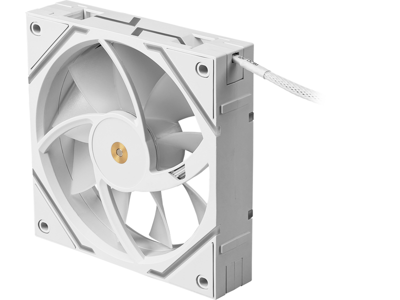 MSI MPG EZ120 ARGB WHITE-1W Fan - 120mm ARGB Fan, Fluid Dynamic Bearing with