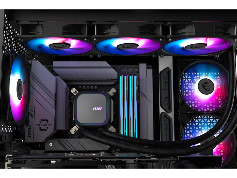 MSI MAG Coreliquid A13 360 Black - AIO ARGB Liquid Cooling - 360mm Radiator -