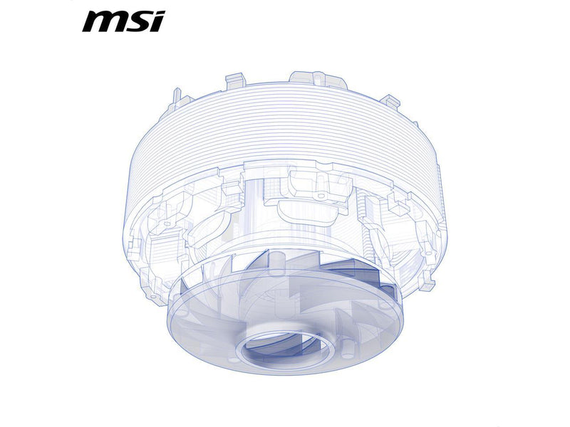 MSI MAG Coreliquid A15 240 Black- AIO ARGB Liquid Cooling - 240mm Radiator -