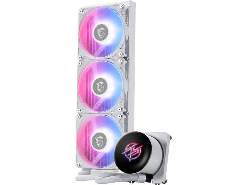MSI MPG CORELIQUID P13 360 White - AIO ARGB CPU Liquid Cooler - 360mm Radiator -