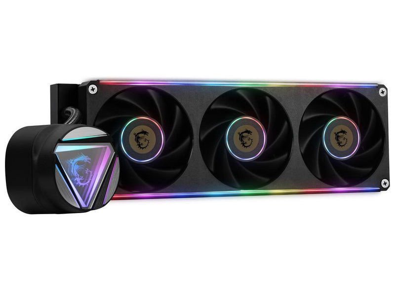 MAG CORELIQUID C360 V2, USA,CA, 3x R series ARGB Fan (All-in-one), ARGB Block,