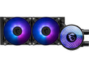 MSI MAG Coreliquid A12 240 - AIO ARGB CPU Liquid Cooler - 240mm Radiator - LGA