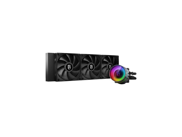 DEEPCOOL Castle 360EX, Addressable RGB AIO Liquid CPU Cooler, Anti-Leak