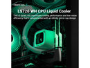 DeepCool LS720 WH Premium Liquid CPU Cooler, Intel LGA 1700/1200/115x AMD