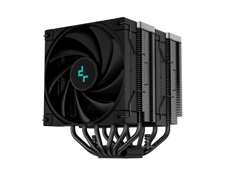 DeepCool AK620 Zero Dark High-Performance CPU Cooler, Dual-Tower Design, 2x