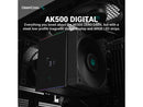DeepCool AK500 DIGITAL Air Cooler, Single Wide Tower, Real-Time CPU Status