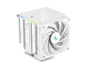 DeepCool AK620 DIGITAL WH Performance Air Cooler, Dual-Tower Layout, Real-Time