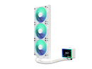 ASRock AIO Challenger White 360 Digital 27mm radiator, 3" Digital Display w/