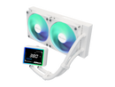 ASRock AIO Challenger White 240 Digital 27mm radiator, 3" Digital Display w/