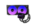ASRock AIO Pro 240 ARGB 27mm radiator, ARGB waterblock, ARGB Hub-lighting fan,