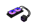 ASRock AIO Pro 240 ARGB 27mm radiator, ARGB waterblock, ARGB Hub-lighting fan,