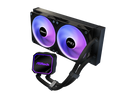 ASRock AIO Pro 240 ARGB 27mm radiator, ARGB waterblock, ARGB Hub-lighting fan,