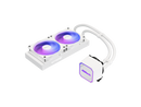 ASRock AIO Pro White 240 ARGB 27mm radiator, ARGB waterblock, ARGB Hub-lighting