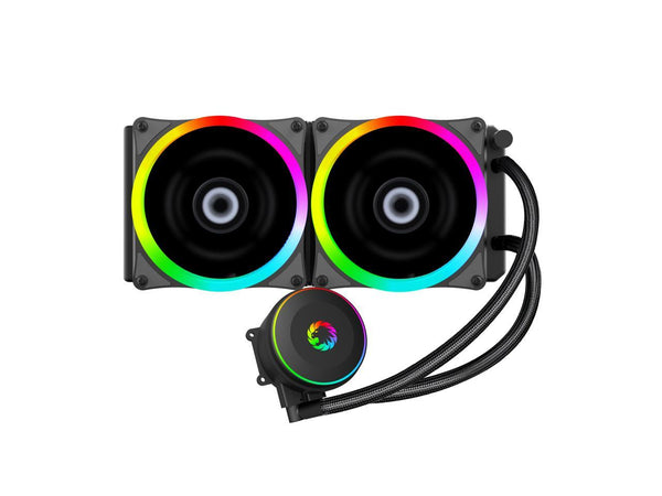 Gamemax Iceberg-240-Rainbow all-in-one Liquid Cooler Rainbow ARGB