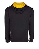 NEXT LEVEL APPAREL UNISEX FRENCH TERRY PULLOVER HOODIE - SIZE M - BLACK/RED - Like New