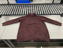 BAREFOOT DREAMS WOMEN'S COZYCHIC HALF ZIPTUNIC, DEEP PLUM, 2X - Brand New
