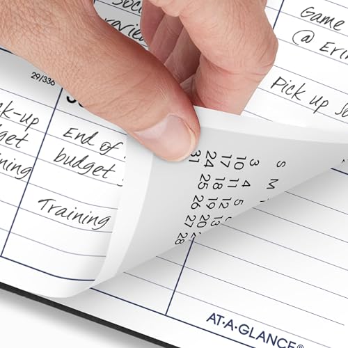 AT-A-GLANCE 2026 PLANNER, MONTHLY 8" X 12" LARGE DAYMINDER SK20026 - BLACK - Brand New
