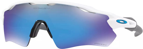 OAKLEY RADAR EV PATH SUNGLASSES - POLISHED WHITE/PRIZM SAPPHIRE - Like New