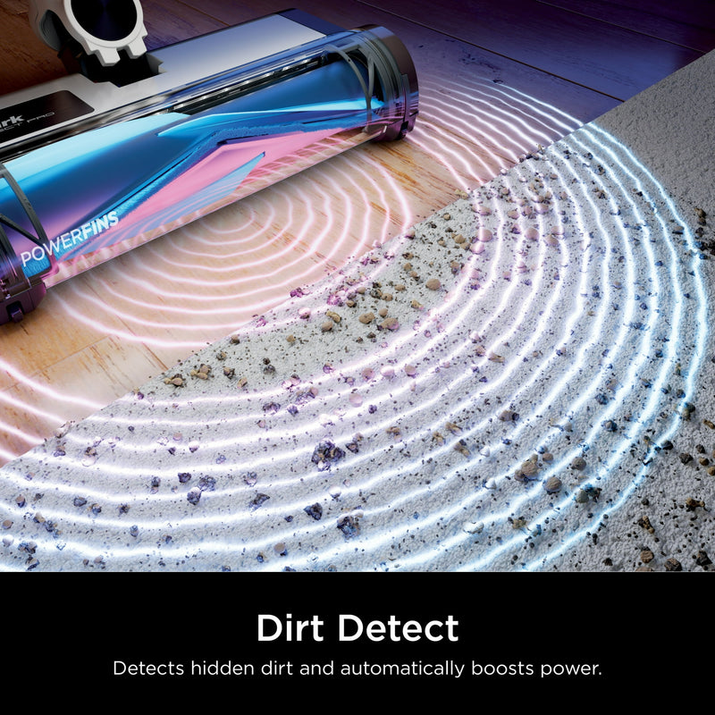SHARK DETECT CLEAN & AUTO EMPTY SYSTEM CORDLESS STICK VACUUM - - Scratch & Dent