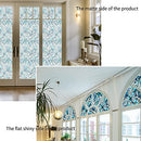 funlife Privacy Stained Glass Window Film, Single Sided Static Cling Glass - Brand New