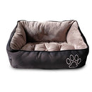 WarmShe Pet Bed Sofas Water Resistin Removable Washable Cover- Black XL - Brand New