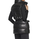 LEVI'S(R) VEGAN LEATHER PUFFER VEST BLACK L - Brand New