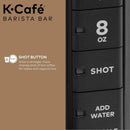 KEURIG K-CAFÉ BARISTA BAR SINGLE SERVE COFFEE MAKER WITH COLD BREW - BLK/SILVER - Like New
