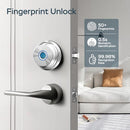 Keyless Entry Door Lock, Fingerprint Door Lock Smart Deadbolt RD02 - BLACK - Like New