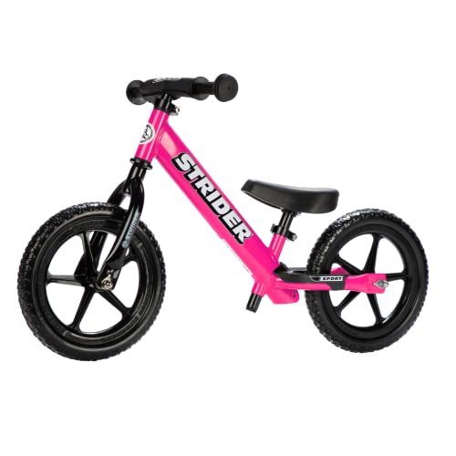 Strider 12” Sport Bike - No Pedal Balance Bicycle for Kids 1 to 4 Years PINK - Like New