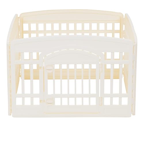 AMAZON BASICS ROUND DOG Playpen Pet Exercise Pen with Door 24" - Scratch & Dent