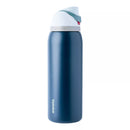 OWALA 40OZ FREESIP STAINLESS STEEL WATER BOTTLE - NAVY NIGHTS/BLUE - Like New