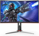 For Parts: AOC 27G2 27" Frameless Gaming IPS Monitor FHD 1080 - Black/Red CRACKED SCREEN