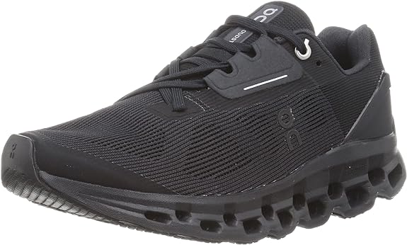 ON WOMEN'S CLOUDSTRATUS SNEAKER - SIZE: 11 (AU/UK W9) (EU W43) (JP W28) - BLACK - Like New