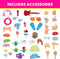 MATTEL MEGA BARBIE COLOR REVEAL DREAM HOUSE BUILDING KIT HHMO1 - MULTICOLOR - Like New