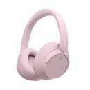 SONY NOISE CANCELING WIRELESS HEADPHONES BLUETOOTH OVER THE EAR HEADSET - PINK - Like New